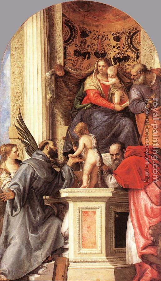 Paolo Veronese : Madonna Enthroned with Saints